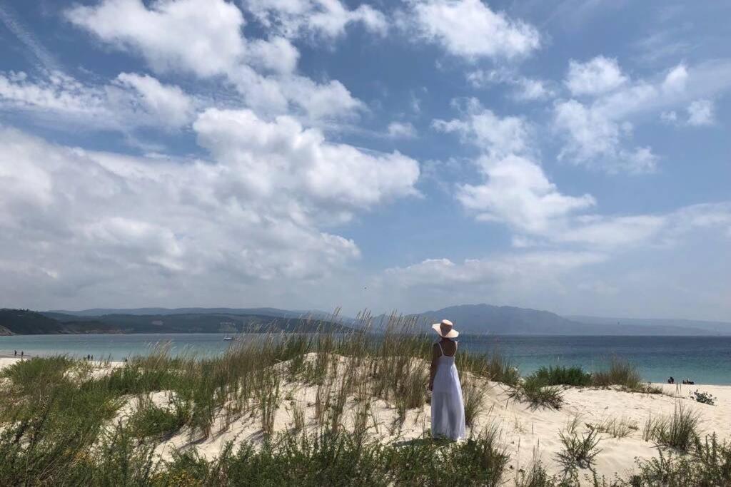 Junto Camino De Santiago,1ª Linea De Playa Lejlighed Finisterre Eksteriør billede