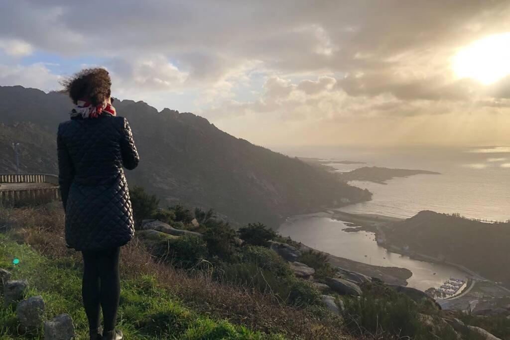 Junto Camino De Santiago,1ª Linea De Playa Lejlighed Finisterre Eksteriør billede