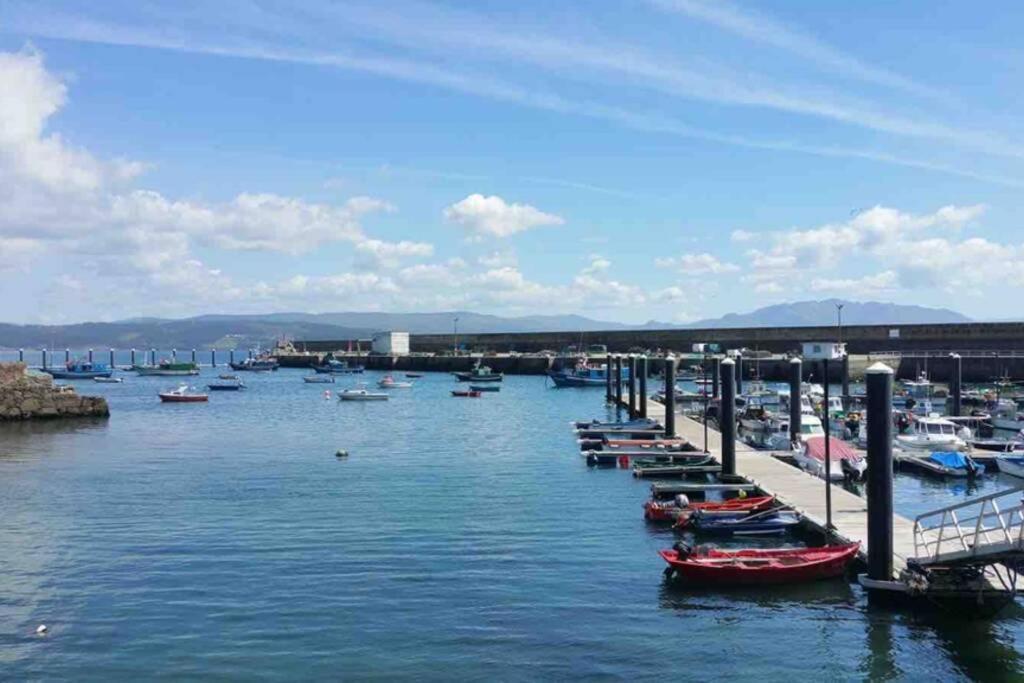 Junto Camino De Santiago,1ª Linea De Playa Lejlighed Finisterre Eksteriør billede