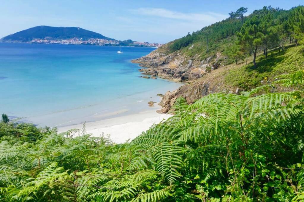 Junto Camino De Santiago,1ª Linea De Playa Lejlighed Finisterre Eksteriør billede